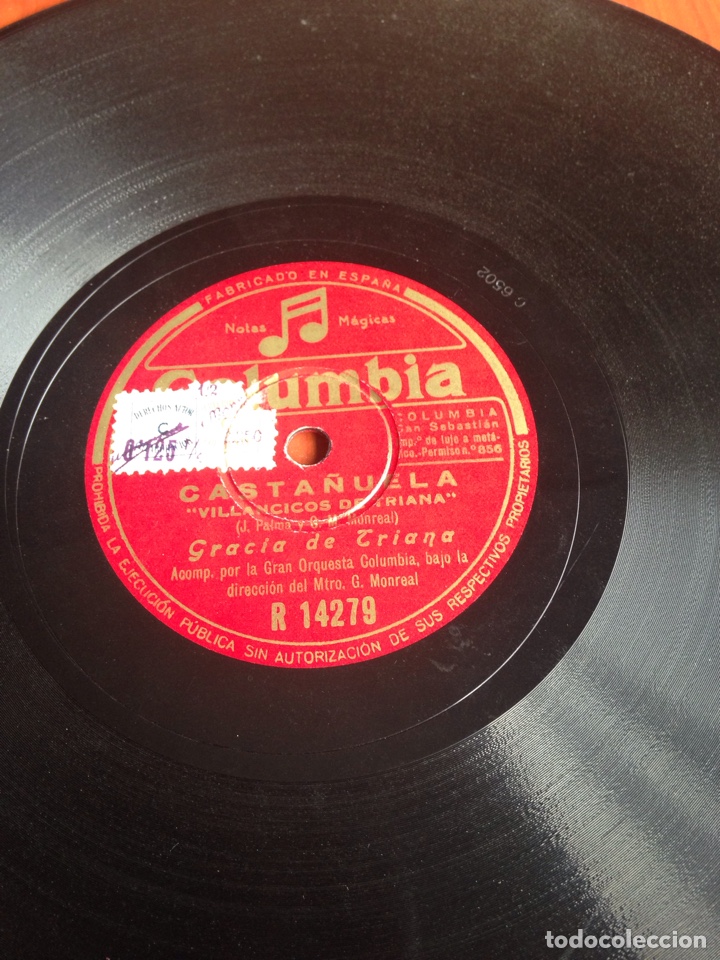 Discos de pizarra: Casta&ntilde;uela gracia de Triana - Foto 3