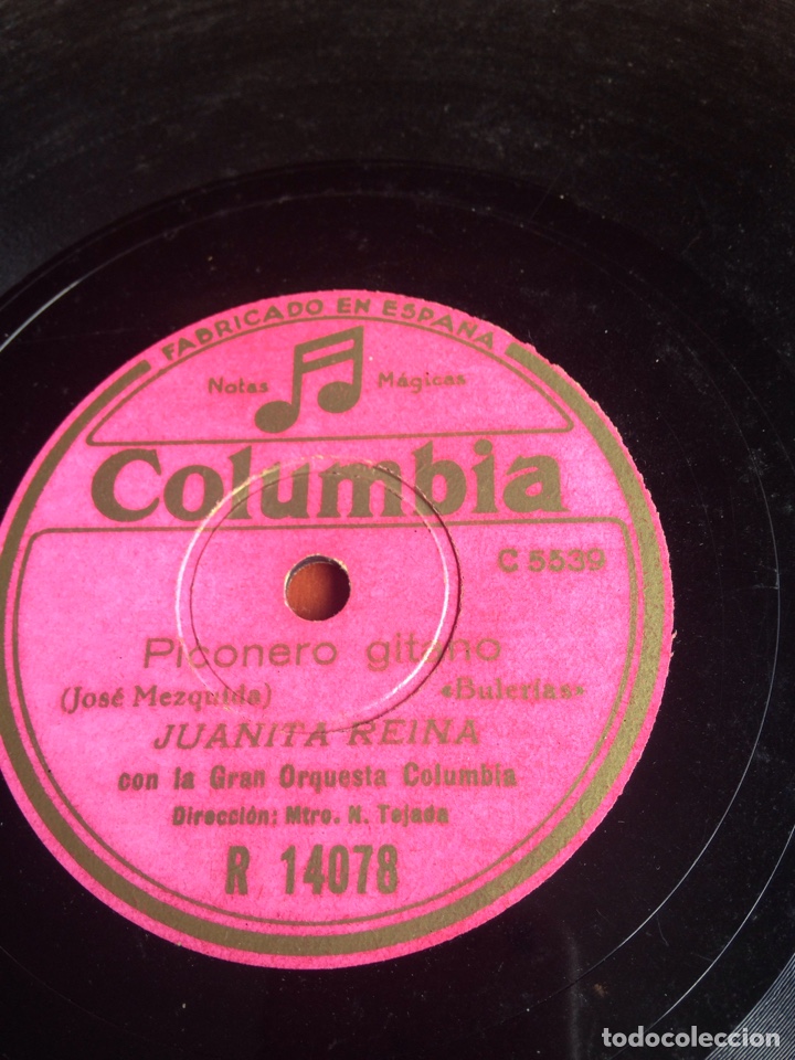 Discos de pizarra: Piconero gitano Juanita reina - Foto 1
