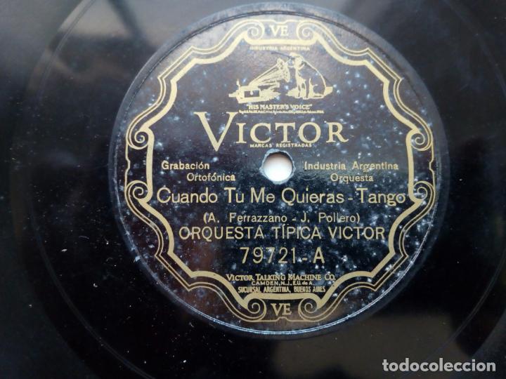 Discos de pizarra: CUANDO TU ME QUIERAS TANGO - Foto 1