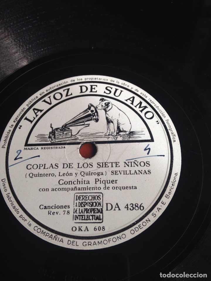 Discos de pizarra: La mariana conchita piquer - Foto 3