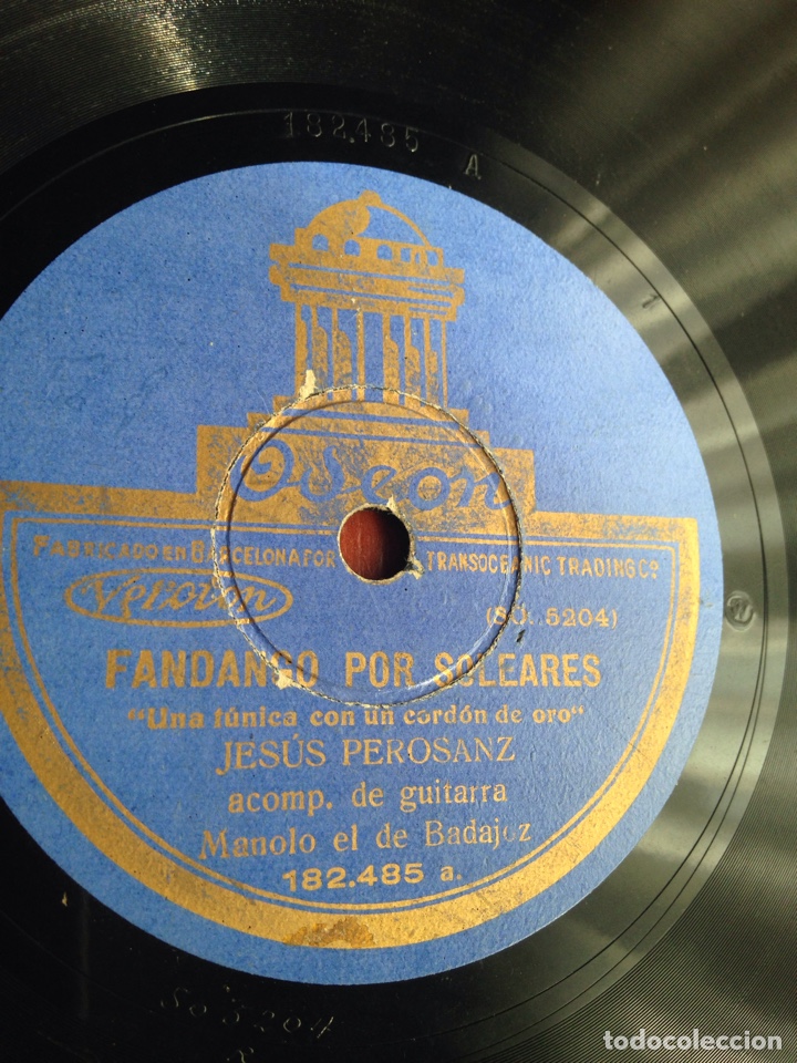 Discos de pizarra: Fandango por soleares jesus perosanz - Foto 1