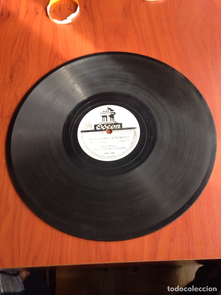 Discos de pizarra: El gitano se&ntilde;orito Pepe blanco - Foto 2