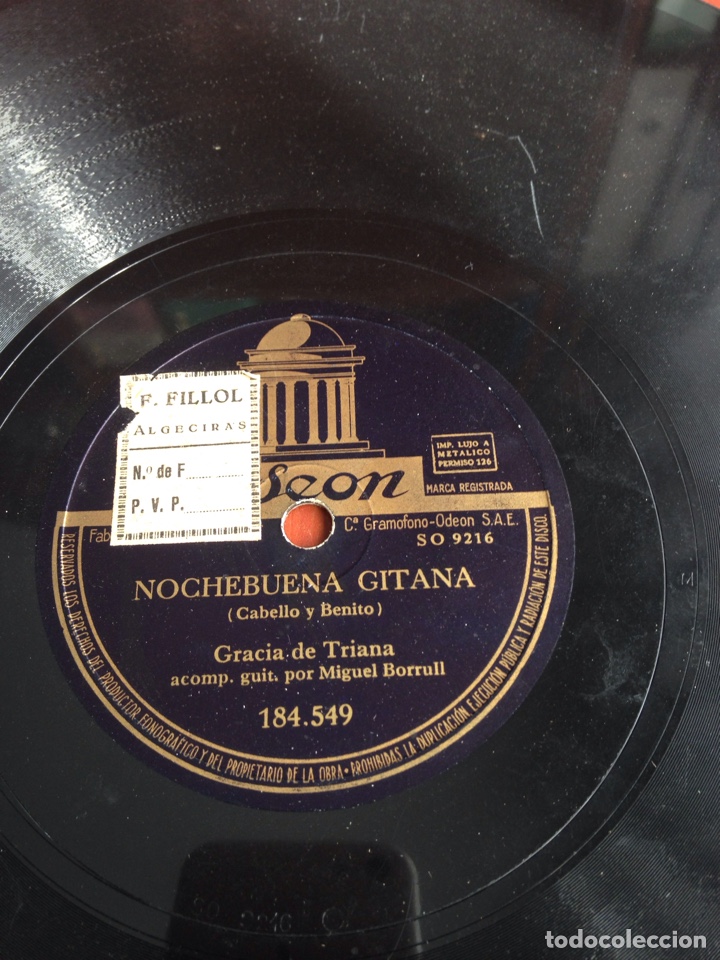 Discos de pizarra: Nochebuena gitana gracia de Triana - Foto 1