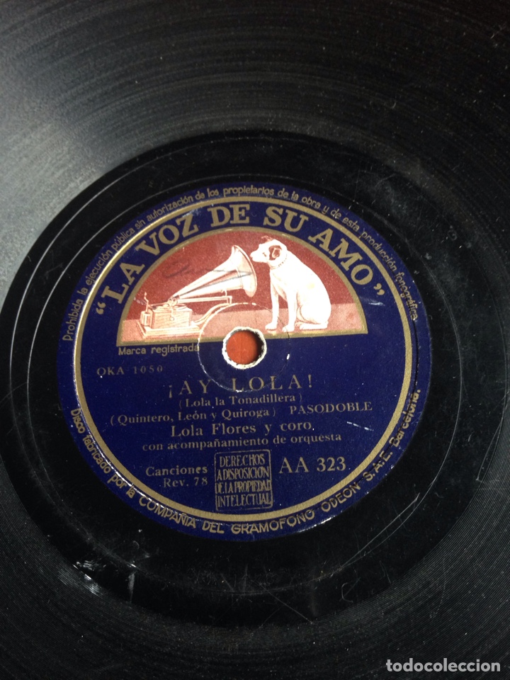 Discos de pizarra: Ay Lola Lola flores - Foto 1