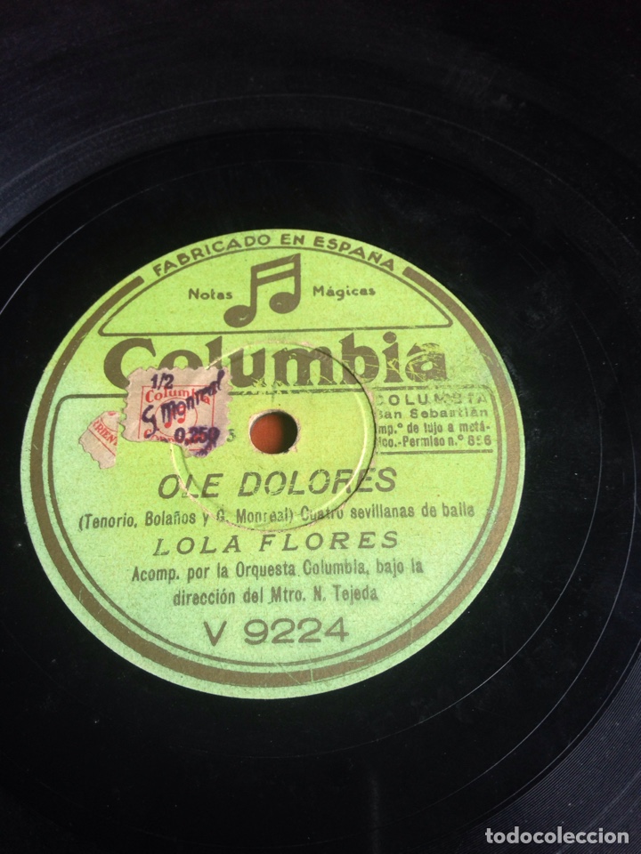 Discos de pizarra: Al verde lim&oacute;n Lola flores - Foto 4