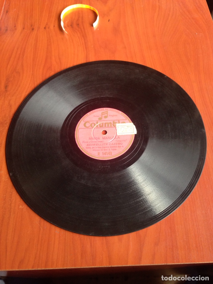 Discos de pizarra: Mar&iacute;a Manuela estrellita Castro - Foto 2