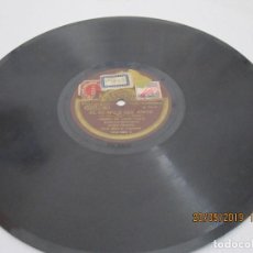 Discos de pizarra: DISCO 78 RPM - BARÍTONO MARCOS REDONDO EL DESFILE DEL AMOR DISCO DE PIZARRA