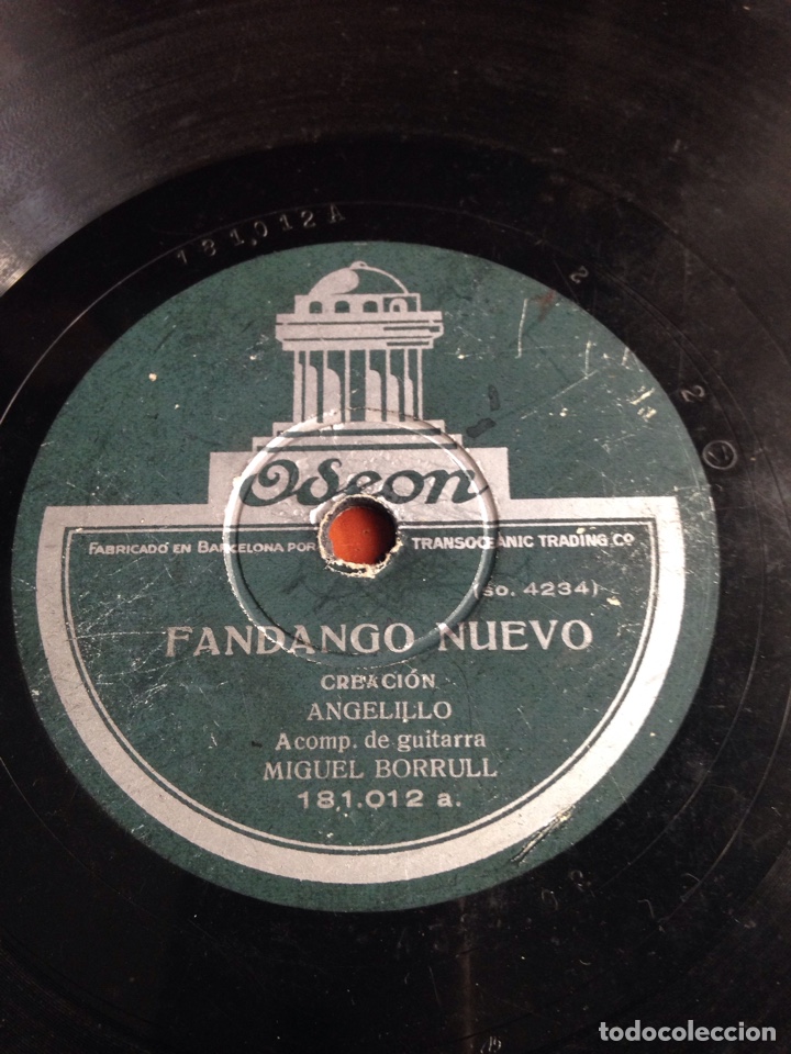 Discos de pizarra: Fandango nuevo angelillo - Foto 1
