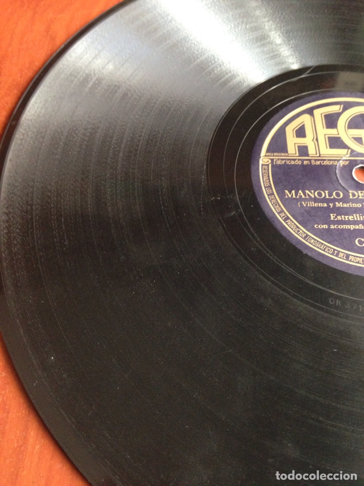 Discos de pizarra: Manolo de mis amores estrellita de palma - Foto 3