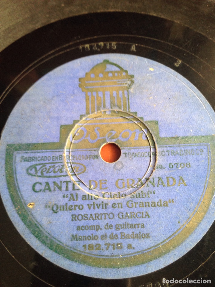 Discos de pizarra: Fandanguillos rosario Garc&iacute;a - Foto 4