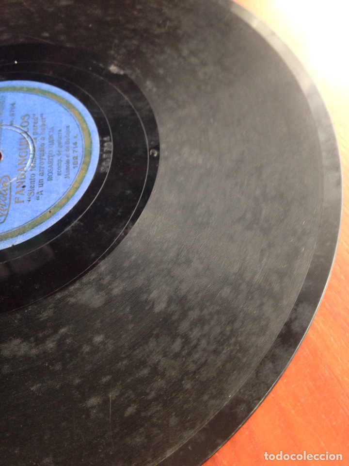 Discos de pizarra: Fandanguillos rosarito garcia - Foto 3