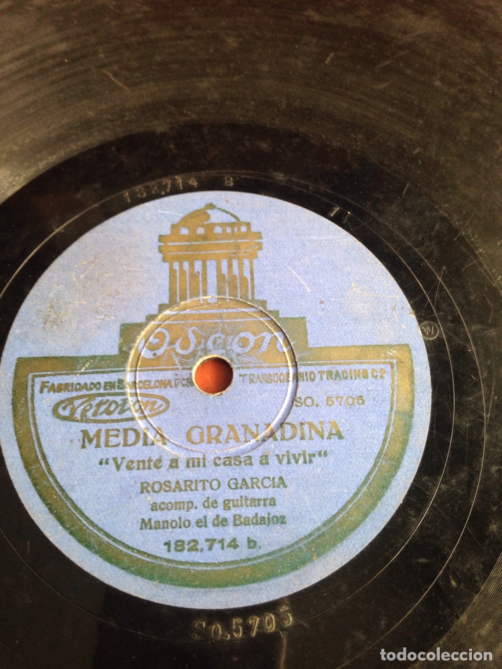 Discos de pizarra: Fandanguillos rosarito garcia - Foto 4