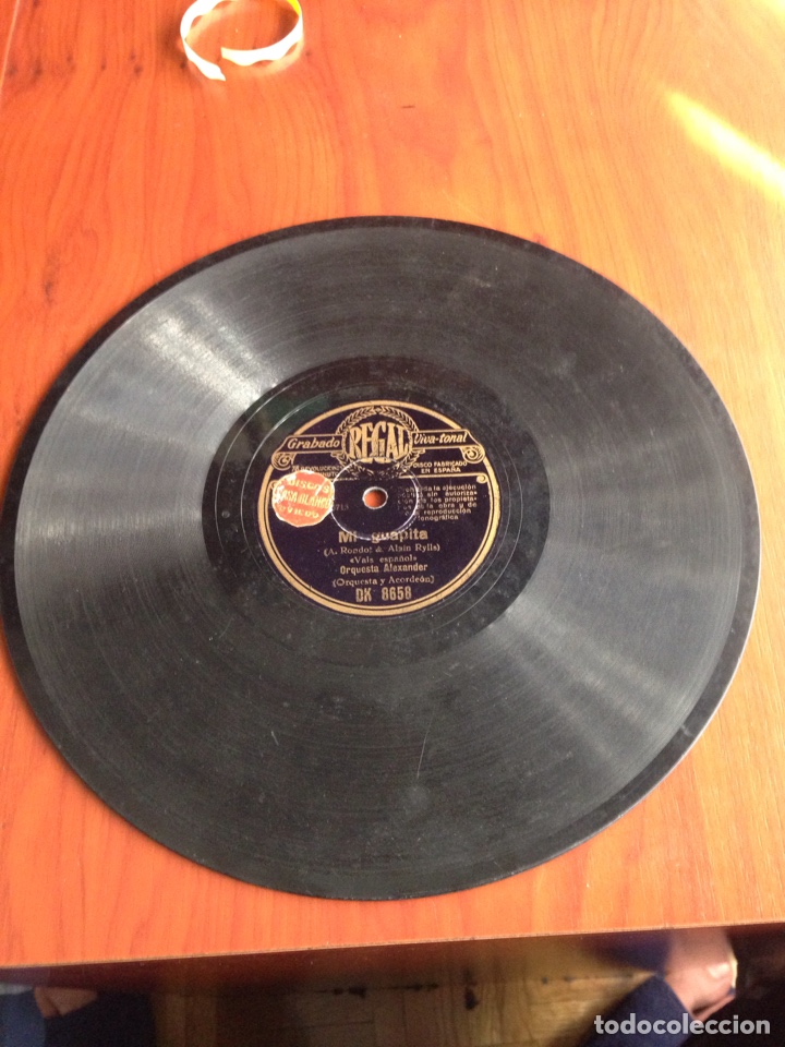 Discos de pizarra: Mi guapita orquesta Alexander - Foto 2