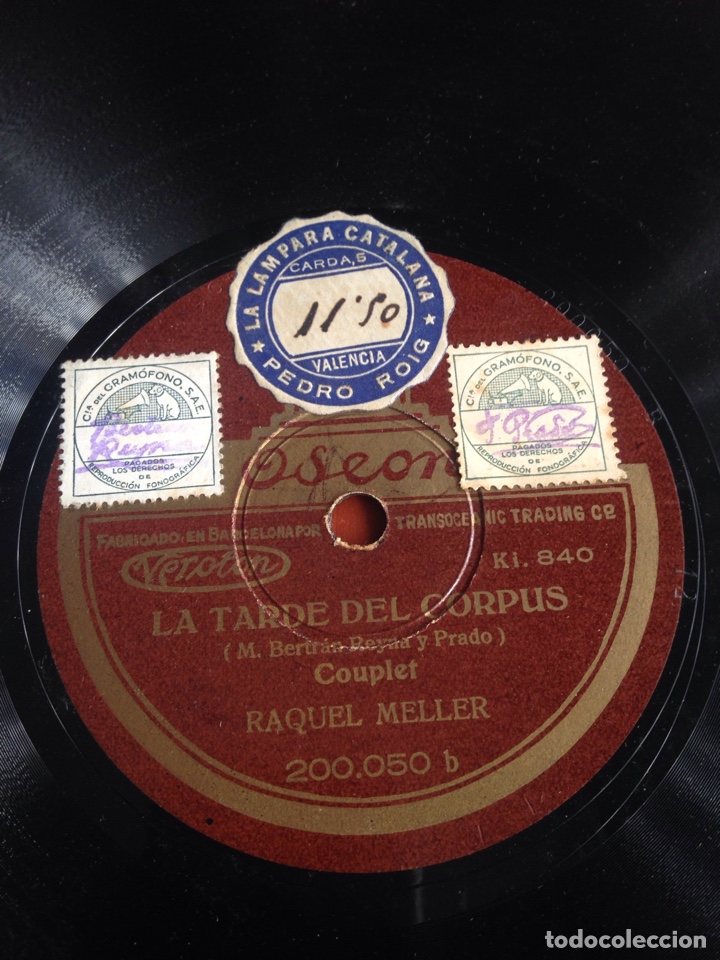 Discos de pizarra: La tarde del Corpus Raquel meller - Foto 1