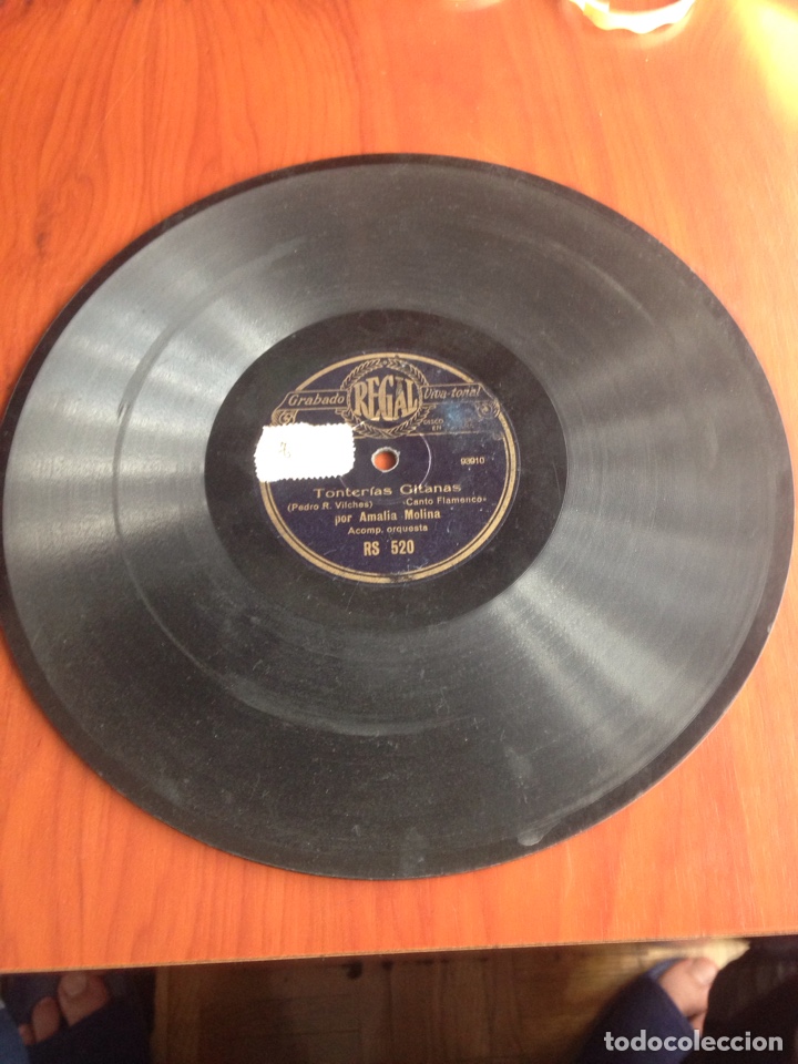Discos de pizarra: Tonter&iacute;as gitanas Amalia Molina - Foto 2