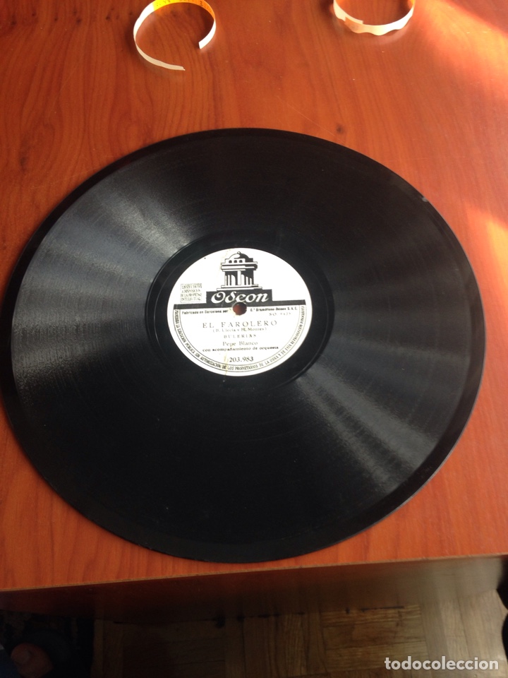 Discos de pizarra: El farolero Pepe blanco - Foto 2