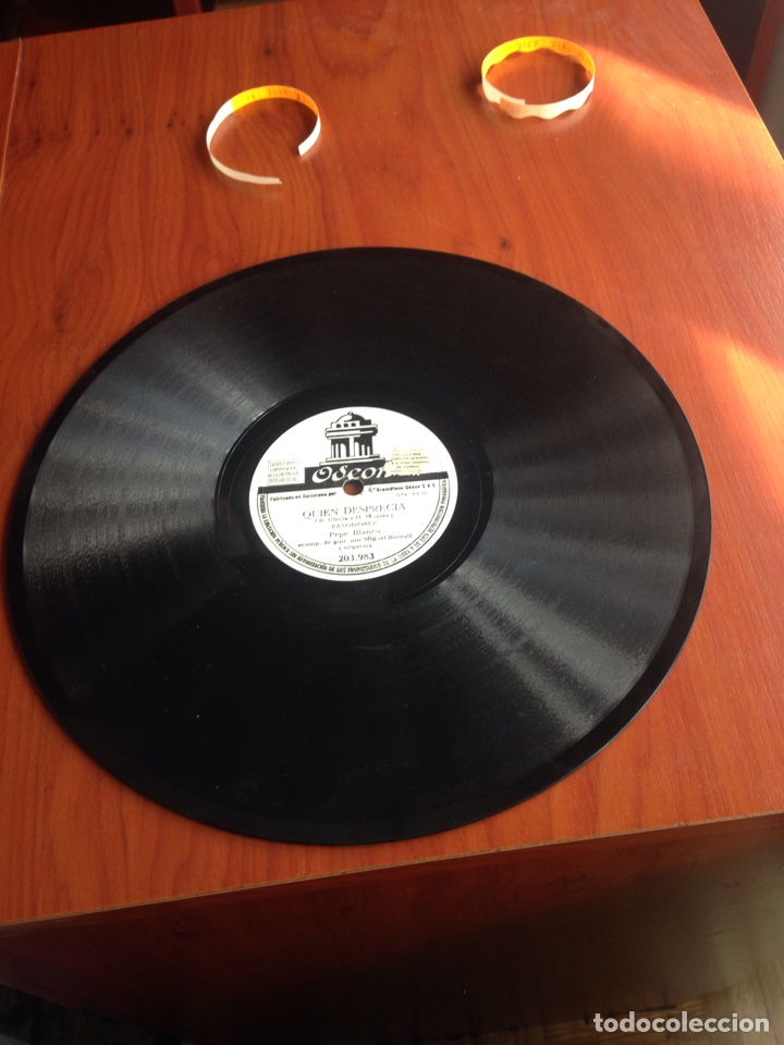 Discos de pizarra: El farolero Pepe blanco - Foto 5
