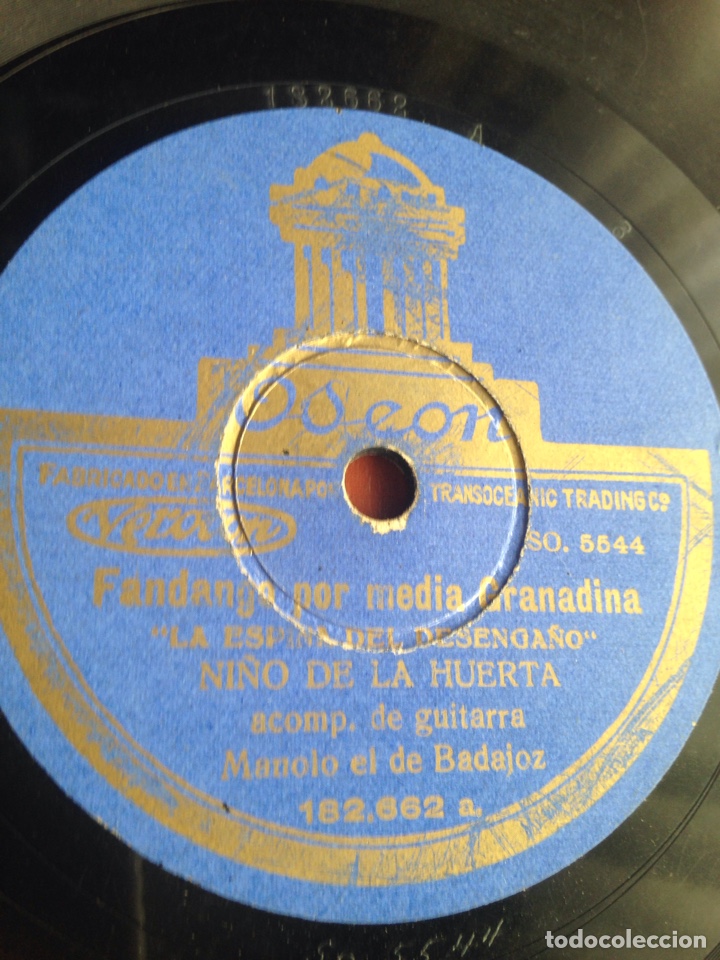 Discos de pizarra: Fandanguillos Ni&ntilde;o de la huerta - Foto 4