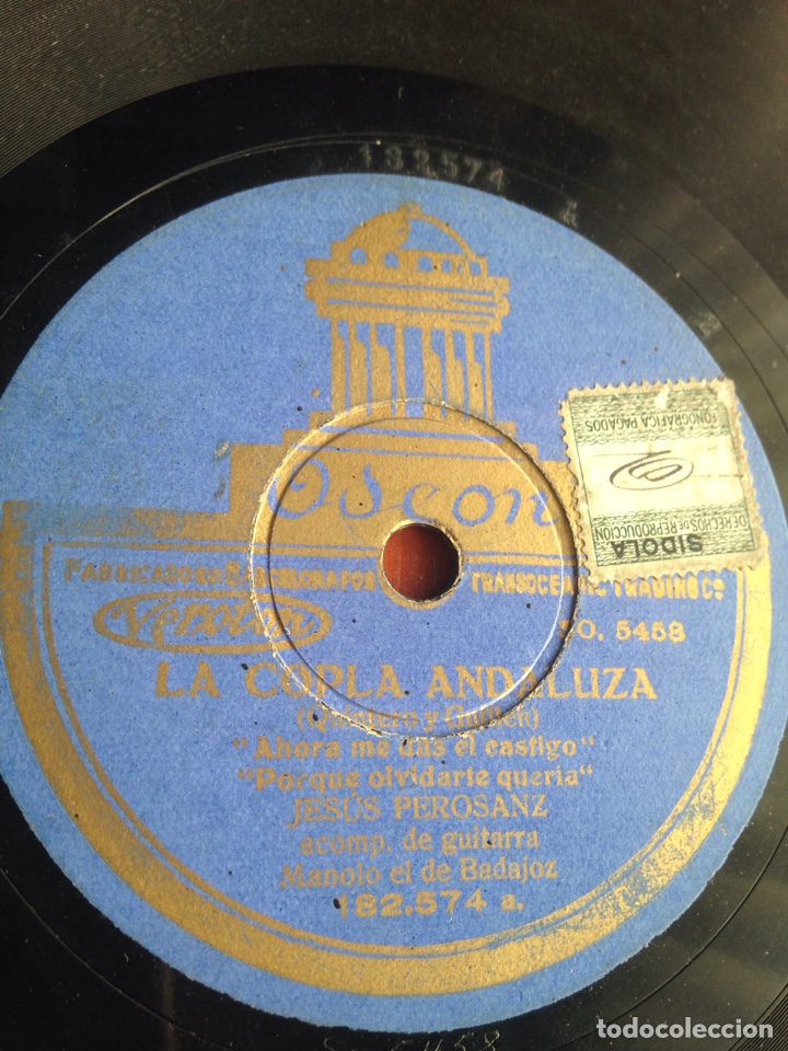 Discos de pizarra: La copla andaluza jesus perosanz - Foto 1