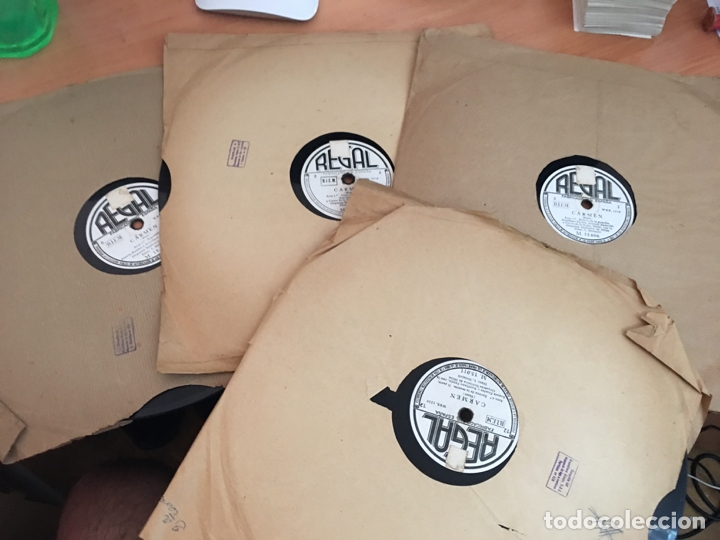 Discos de pizarra: CARMEN COMPLETO EN 5 DISCOS PIEDRA (B-9) - Foto 5