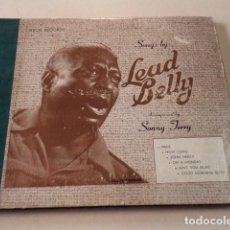 Discos de pizarra: ÁLBUM CON 3 DISCOS 78 RPM SONGS BY LEAD BELLY ACOMPANIED BY SONNY TERRY - USA