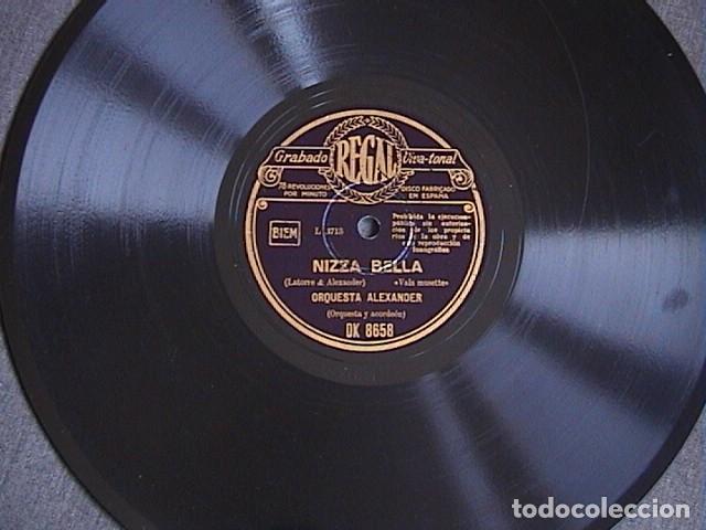 Discos de pizarra: Mi guapita / Nizza Bella. Orquesta Alexander. - Foto 2