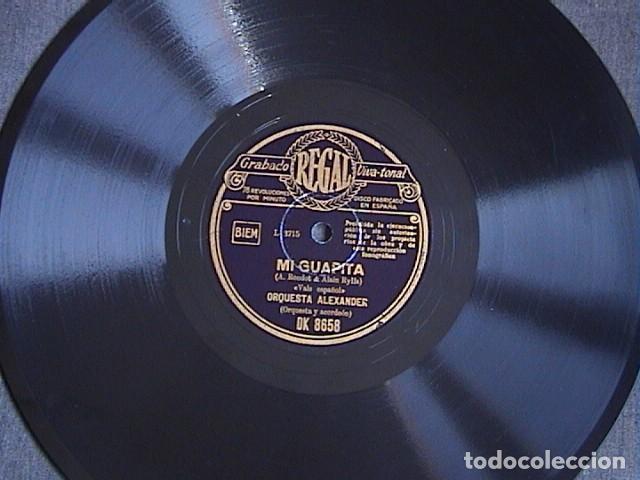 Discos de pizarra: Mi guapita / Nizza Bella. Orquesta Alexander. - Foto 3