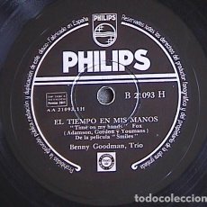 Discos de pizarra: BENNY GOODMAN TRIO. EL TIEMPO EN MIS MANOS- DULDE LEILANI.. Lote 171246914