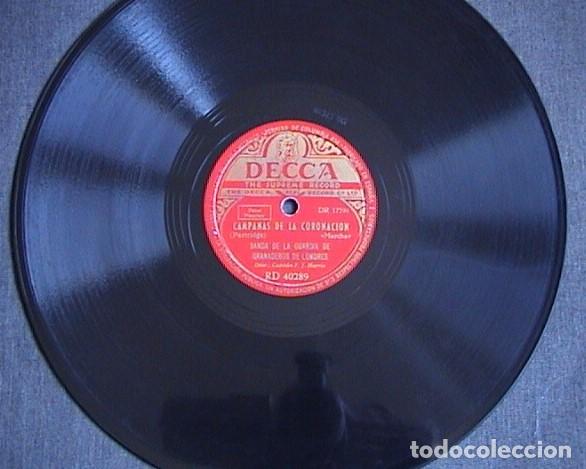 Discos de pizarra: Marcha de la coronaci&oacute;n. / Campanas de la coronaci&oacute;n. - Foto 3