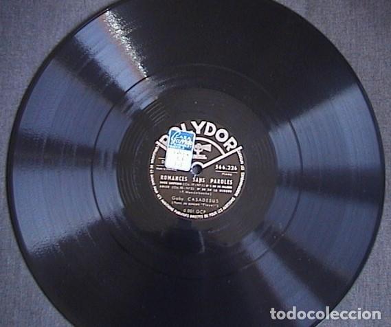 Discos de pizarra: Romances sans paroles.  Gaby Casadesus. - Foto 3