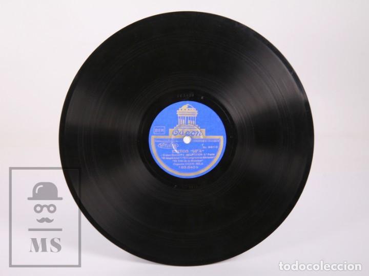 Discos de pizarra: Disco Piedra / Pizarra - &Eacute;xitos UFA. Selecci&oacute;n. Orquesta Dajos Bela - Odeon - Foto 1