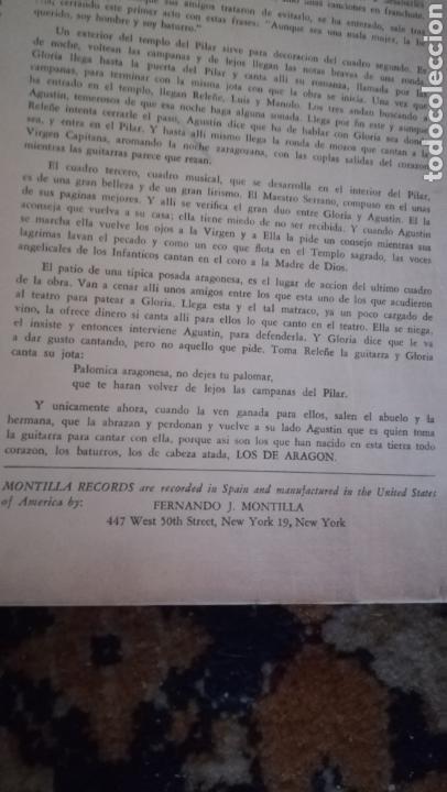 Discos de pizarra: Los de Aragon, Zarzuela by Serrano, editado en Nueva York - Foto 2