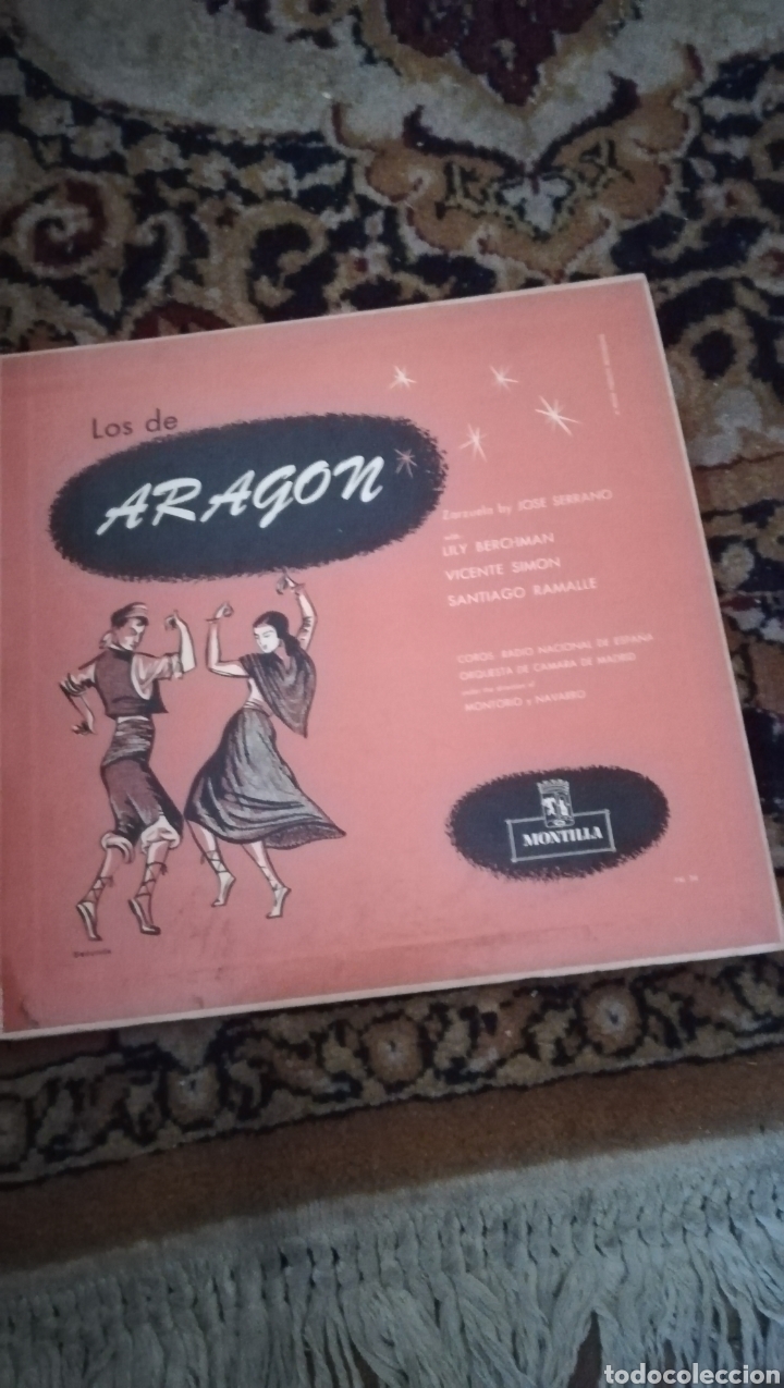 Discos de pizarra: Los de Aragon, Zarzuela by Serrano, editado en Nueva York - Foto 1