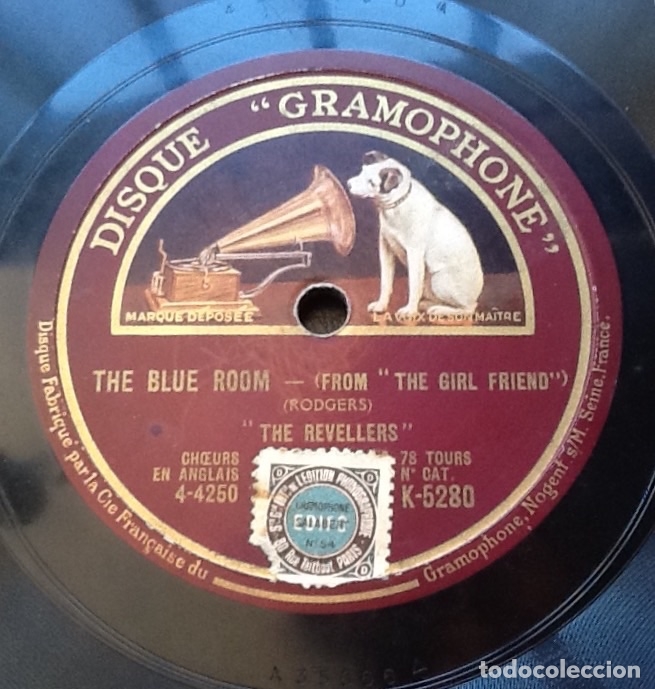 Discos de pizarra: THE REVELLERS, THE BLUE ROOM, YANKEE ROSE - Foto 1
