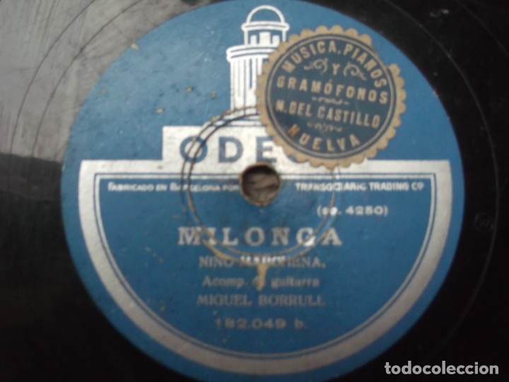 Discos de pizarra: NI&Ntilde;O MARCHENA-FANDANGULLO NUEVO-MILONGA - Foto 1