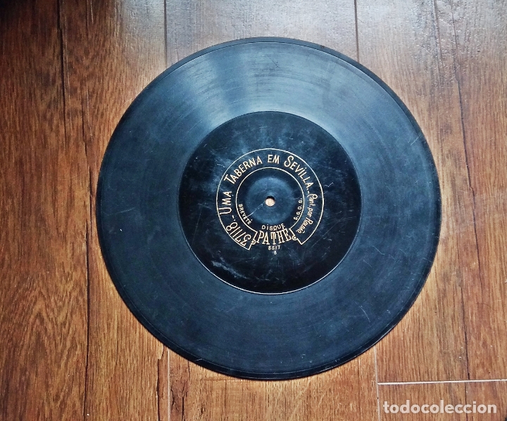 Pathé disco pizarra 78 rpm- roldaõ envío gratis - Vendido 