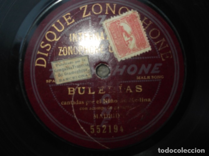 Discos de pizarra: NI&Ntilde;O DE MEDINA-BULERIAS - Foto 2