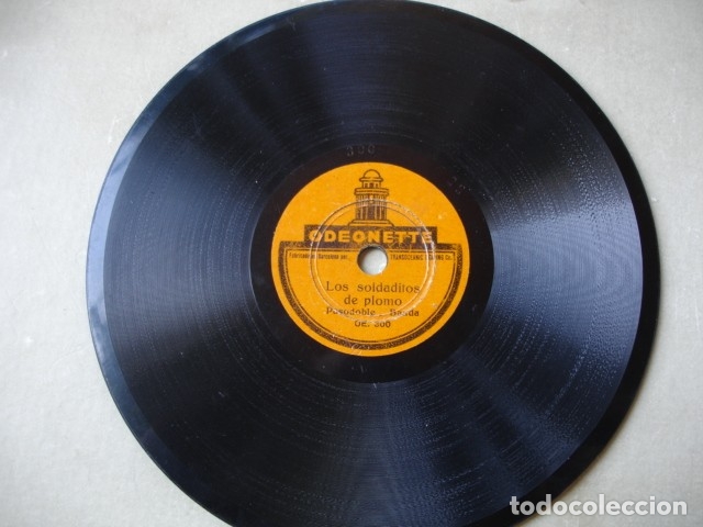 Discos de pizarra: SOLDADITOS DE PLOMO/CHANTECLER  . DISCO ODEONETTE - Foto 1