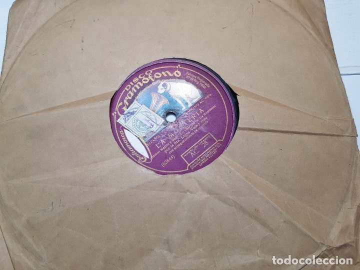 Discos de pizarra: Disco de Pizarra-La Monteria-Disco Gramofono - Foto 1