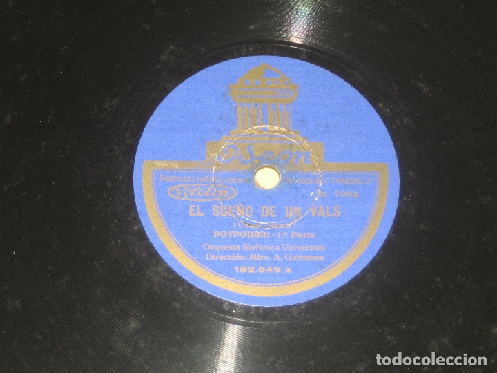 Discos de pizarra: ORQUESTA SINFONICA UNIVERSUM - Foto 1