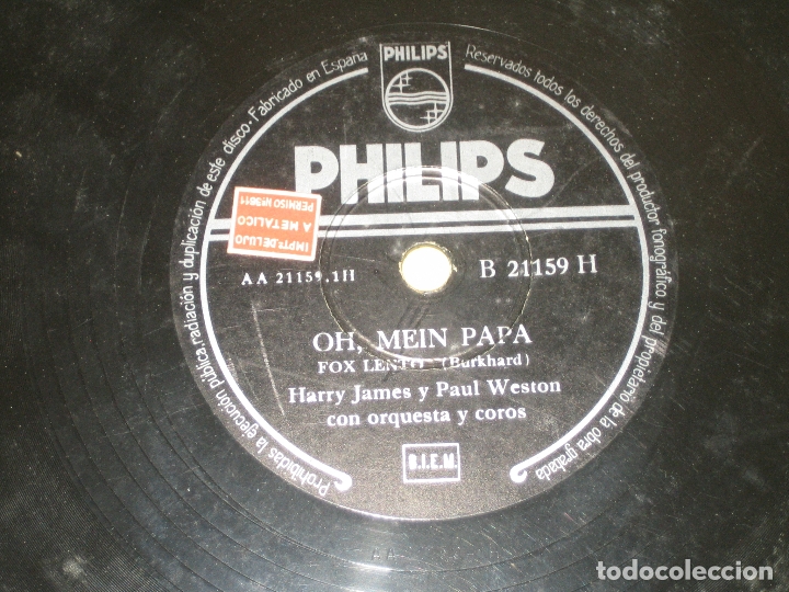Discos de pizarra: HARRY JAMES  -LOTE DE TRES PIZARRAS - Foto 2