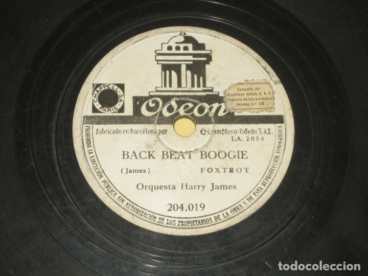 Discos de pizarra: HARRY JAMES  -LOTE DE TRES PIZARRAS - Foto 3