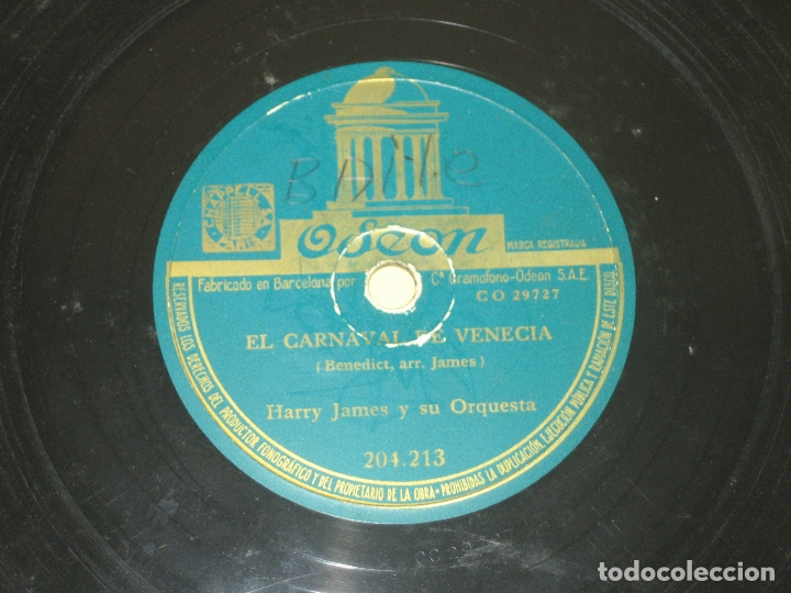 Discos de pizarra: HARRY JAMES  -LOTE DE TRES PIZARRAS - Foto 4