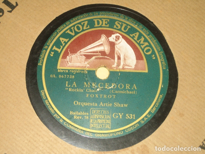 Discos de pizarra: ORQUESTA ARTIE SHAW - Foto 1