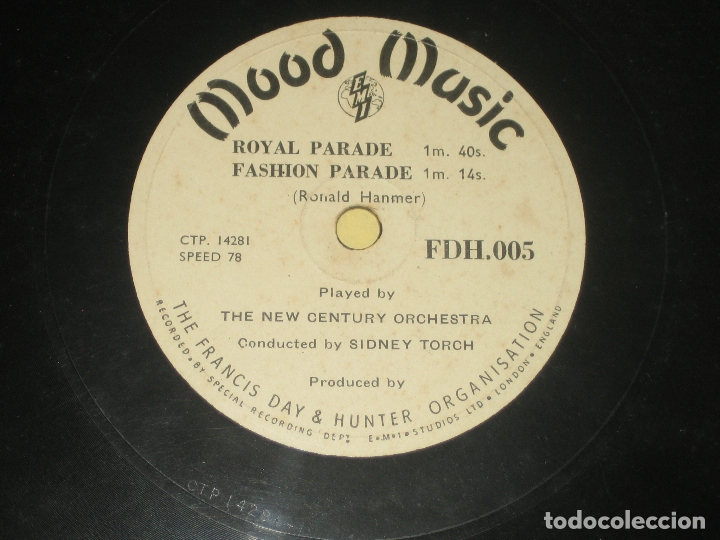 Discos de pizarra: THE NEW CENTURY ORQUESTA - PIZARRA - Foto 1