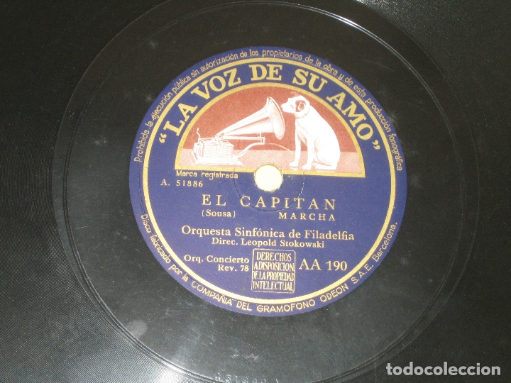 Discos de pizarra: ORQUESTA SINFONICA DE FILADELFIA - PIZARRA - Foto 1