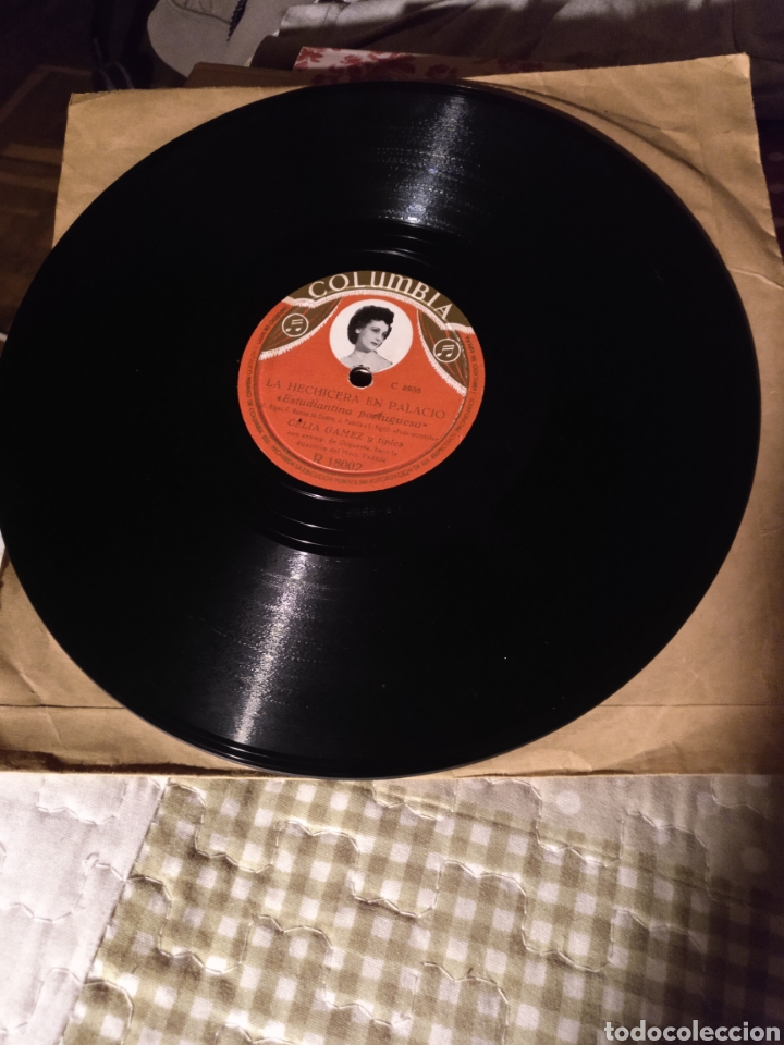 Discos de pizarra: Celia Gamez,la hechicera en palacio. Columbia - Foto 2