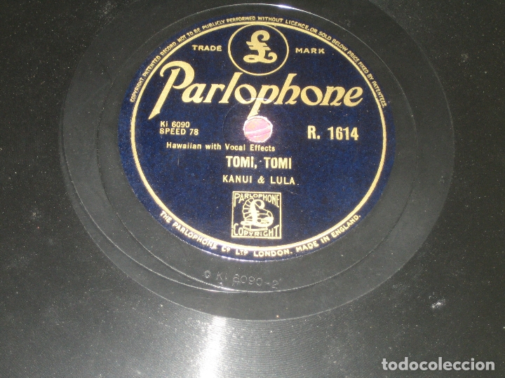 Discos de pizarra: CANUI & LULA - DISCO PIZARRA DE HAWAI - UK - Foto 1