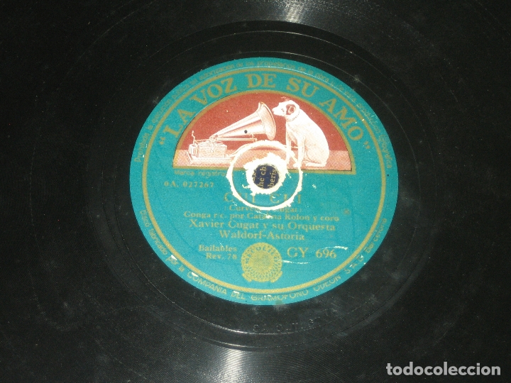 Discos de pizarra: XAVIER CUGAT - LOTE DE DOS PIZARRAS - - Foto 1