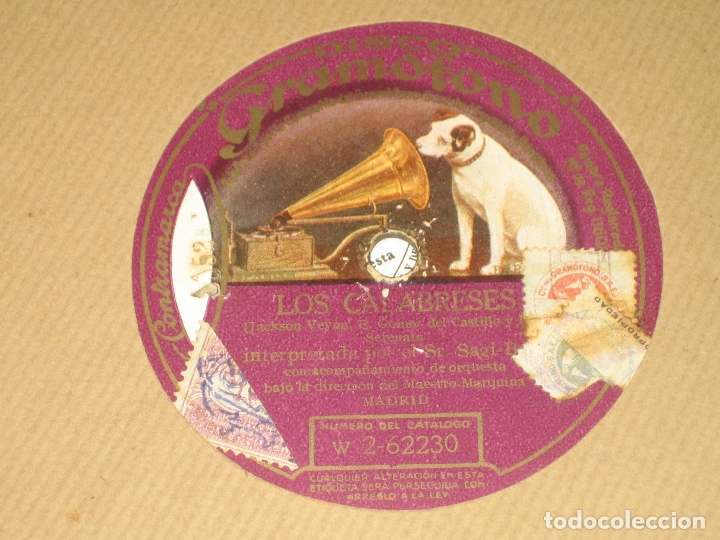 Discos de pizarra: SAGI - BARBA - LOTE DE TRES PIZARRAS - Foto 3